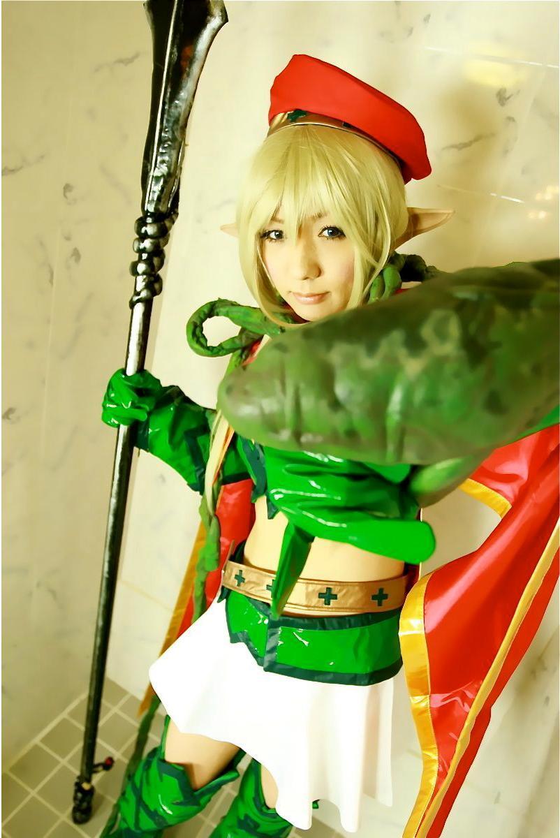 [Cosplay]  Queens Blade  Echidna & Alleyne Vs Tentacles SP2